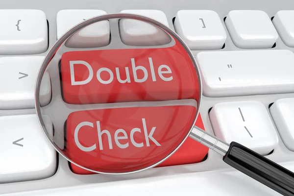 Double check Stock Photos, Royalty Free Double check Images